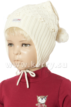 Шапка Kerry для девочек FLORA K11481_2013/100