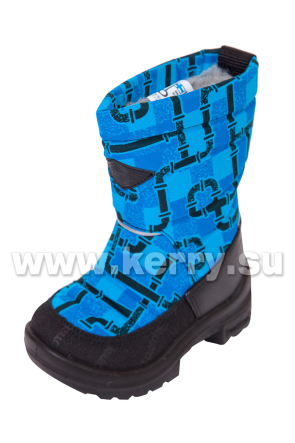 Сапоги зимние KUOMA трубопровод Голубой Неон Putkivarsi wool 1303р_6784