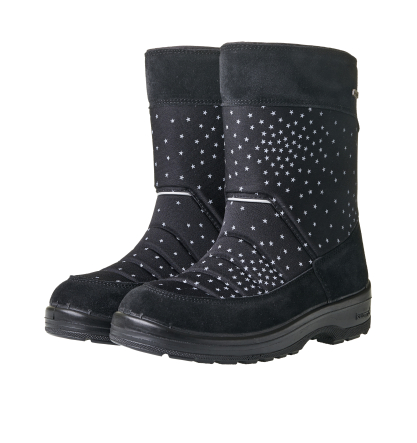 Сапоги для девочек Kuoma  черная галактика reflective Talvikki 1414-0330-21