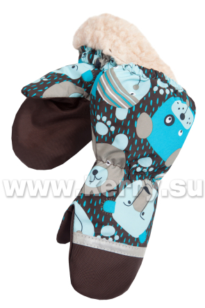 Рукавицы для мальчиков KERRY SNOW K19175/6300