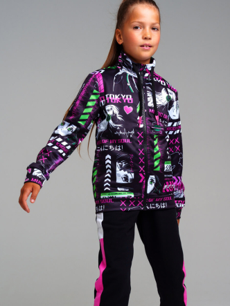 Толстовка флисовая для девочек PlayToday 32321224