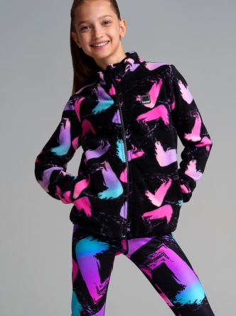 Толстовка флисовая для девочек PlayToday 32321226