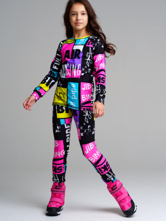 Термокомплект: брюки, толстовка для девочек PlayToday 32321460