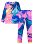 Термокомплект: брюки, толстовка для девочек PlayToday 32321466