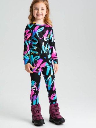 Термокомплект: брюки, толстовка для девочек PlayToday 32322062