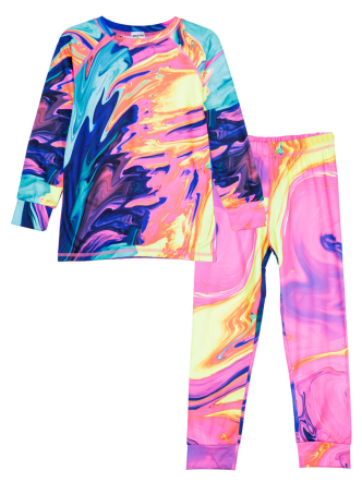 Термокомплект: брюки, толстовка для девочек PlayToday 32322065