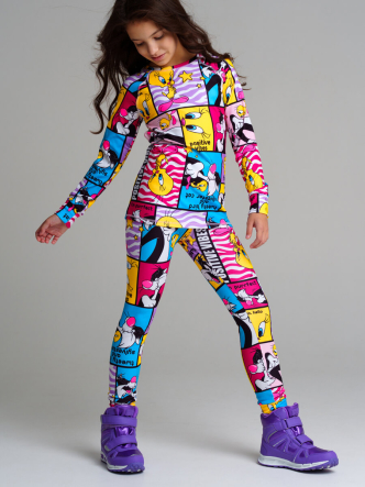 Термокомплект: брюки, толстовка для девочек PlayToday 32341470
